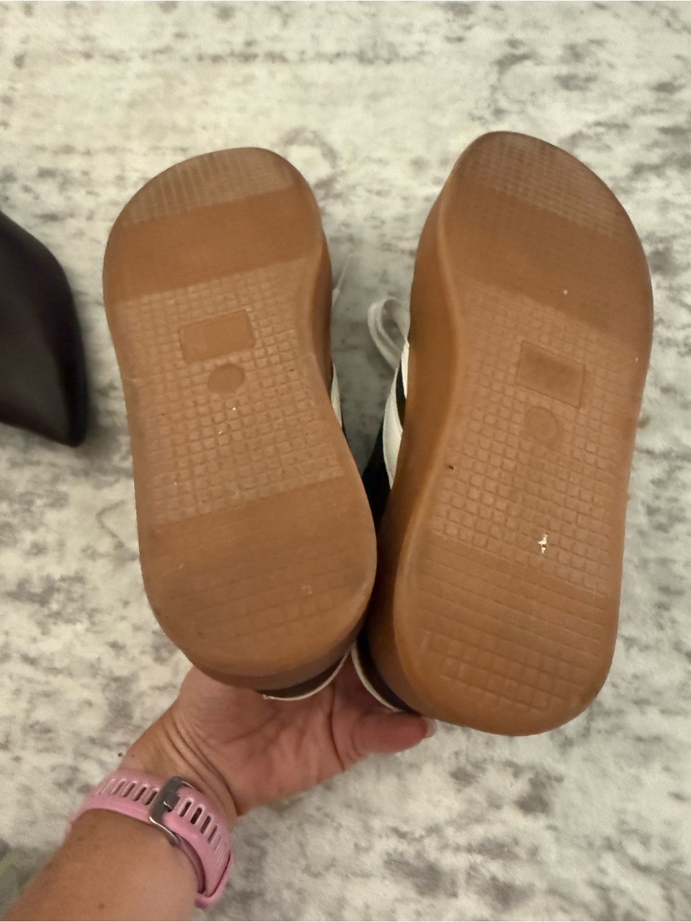 Madden NYC Women’s Brown Suede Sneakers with White Details - Picture 3 of 3